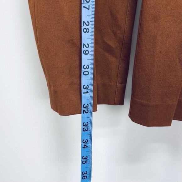 SPANX Pants Sz S Womens On The Go Ankle Slim Straight Brown Glow Pull On New - Picture 5 of 10